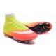 Chaussure Football Nouveaux Nike Mercurial Superfly FG ACC Orange Jaune Blanc