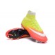 Chaussure Football Nouveaux Nike Mercurial Superfly FG ACC Orange Jaune Blanc