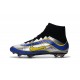 Nike Ronaldo Chaussures Mercurial Superfly Heritage Argent Bleu Jaune