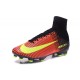 Chaussure Football Nouveaux Nike Mercurial Superfly V FG Carmin/ Volt/ Rose