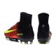 Chaussure Football Nouveaux Nike Mercurial Superfly V FG Carmin/ Volt/ Rose