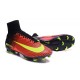 Chaussure Football Nouveaux Nike Mercurial Superfly V FG Carmin/ Volt/ Rose