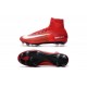 Nouvelles 2016 Chaussures Nike Mercurial Superfly V FG Rouge Blanc