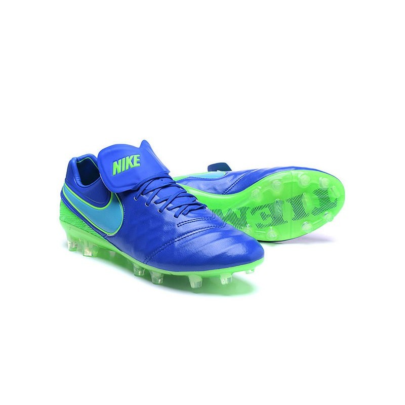nike tiempo legend 6 bleu