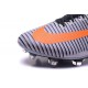 Nouvelles 2016 Chaussures Nike Mercurial Superfly V FG Blanc Noir Orange