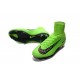 Crampons Football Nouveaux Nike Mercurial Superfly 5 FG ACC Vert Noir