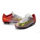 Chaussure de Foot Nouveau 2016 Nike Mercurial Vapor XI FG Argent Jaune Rouge