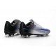 Chaussure de Foot Nouveau 2016 Nike Mercurial Vapor XI FG Blanc Bleu Noir