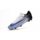 Chaussure de Foot Nouveau 2016 Nike Mercurial Vapor XI FG Blanc Bleu Noir