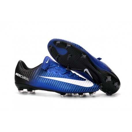 Nike Crampon Football Mercurial Vapor 11 FG ACC Noir Bleu Blanc