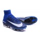 Crampons Football Nouveaux Nike Mercurial Superfly 5 FG ACC Bleu Blanc