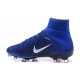 Crampons Football Nouveaux Nike Mercurial Superfly 5 FG ACC Bleu Blanc