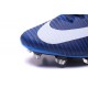 Crampons Football Nouveaux Nike Mercurial Superfly 5 FG ACC Bleu Blanc