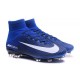 Crampons Football Nouveaux Nike Mercurial Superfly 5 FG ACC Bleu Blanc