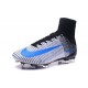 Crampons Football Nouveaux Nike Mercurial Superfly 5 FG ACC Blanc Noir Bleu