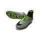 Nike Nouvel Crampons Football Hypervenom Phantom II FG Platine Noir Vert
