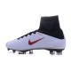 Nike Mercurial Superfly V FG Homme Nouvel 2016 Chaussure Blanc Rouge