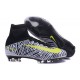 Nike Mercurial Superfly V FG Homme Nouvel 2016 Chaussure Blanc Noir Jaune