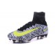 Nike Mercurial Superfly V FG Homme Nouvel 2016 Chaussure Blanc Noir Jaune