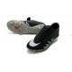Nike Hypervenom Phinish Neymar x Jordan Chaussures de Football Noir Argent