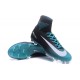 Crampons Football Nouveaux Nike Mercurial Superfly 5 FG Noir Bleu Blanc