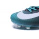 Crampons Football Nouveaux Nike Mercurial Superfly 5 FG Noir Bleu Blanc