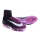 Crampons Football Nouveaux Nike Mercurial Superfly 5 FG Violet Noir Blanc