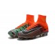 Crampons Football Nouveaux Nike Mercurial Superfly 5 FG Orange Noir Vert