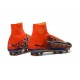 Crampons Football Nouveaux Nike Mercurial Superfly 5 FG Orange Noir Vert