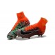 Crampons Football Nouveaux Nike Mercurial Superfly 5 FG Orange Noir Vert