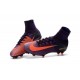Crampons Football Nouveaux Nike Mercurial Superfly 5 FG Violet Orange