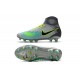 Nike Magista Obra II FG Meilleur Crampon Football Gris Bleu Noir