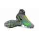 Nike Magista Obra II FG Meilleur Crampon Football Gris Bleu Noir
