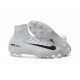 Nike Mercurial Superfly V FG Chaussure de Foot Homme Blanc Noir