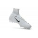 Nike Mercurial Superfly V FG Chaussure de Foot Homme Blanc Noir