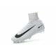 Nike Mercurial Superfly V FG Chaussure de Foot Homme Blanc Noir