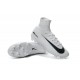 Nike Mercurial Superfly V FG Chaussure de Foot Homme Blanc Noir