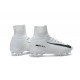 Nike Mercurial Superfly V FG Chaussure de Foot Homme Blanc Noir