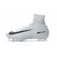 Nike Mercurial Superfly V FG Chaussure de Foot Homme Blanc Noir