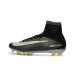 Nike Mercurial Superfly V FG Chaussure de Foot Homme Noir Jaune