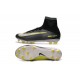 Nike Mercurial Superfly V FG Chaussure de Foot Homme Noir Jaune