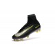 Nike Mercurial Superfly V FG Chaussure de Foot Homme Noir Jaune