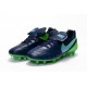 Nike Tiempo Legend 6 FG Cuir Chaussures Football Noir Vert