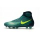 Chaussures de Foot Nouvelles Nike Magista Obra II FG Vert Jaune