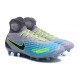 Chaussures de Foot Nouvelles Nike Magista Obra II FG Gris Bleu Noir