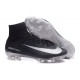 Nike Mercurial Superfly V FG Chaussure de Foot Homme Noir Argent