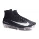 Nike Mercurial Superfly V FG Chaussure de Foot Homme Noir Argent