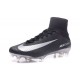 Nike Mercurial Superfly V FG Chaussure de Foot Homme Noir Argent