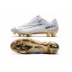 Nike Mercurial Vapor Vitórias XI CR7 FG Nouvelles Chaussures de Foot Blanc Or