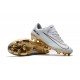 Nike Mercurial Vapor Vitórias XI CR7 FG Nouvelles Chaussures de Foot Blanc Or